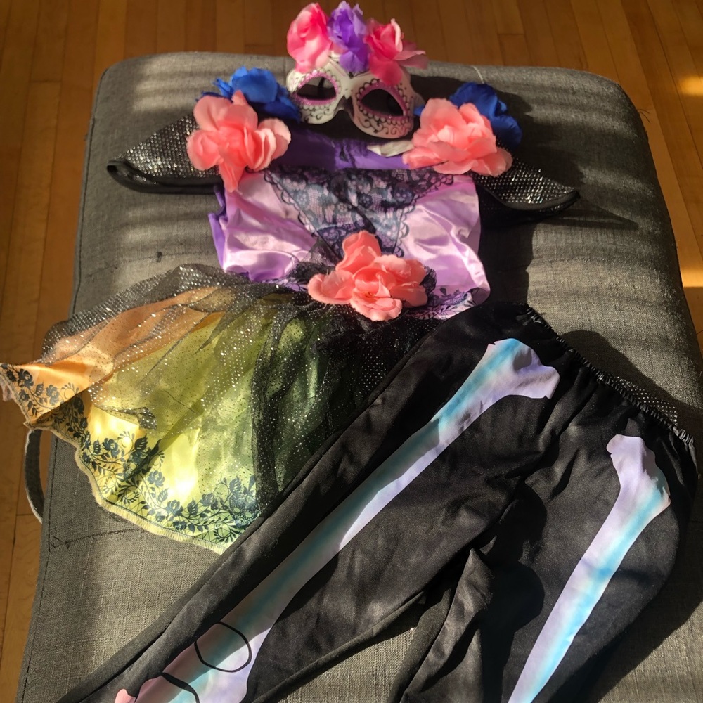 Day of the Dead Costume with Eye mask